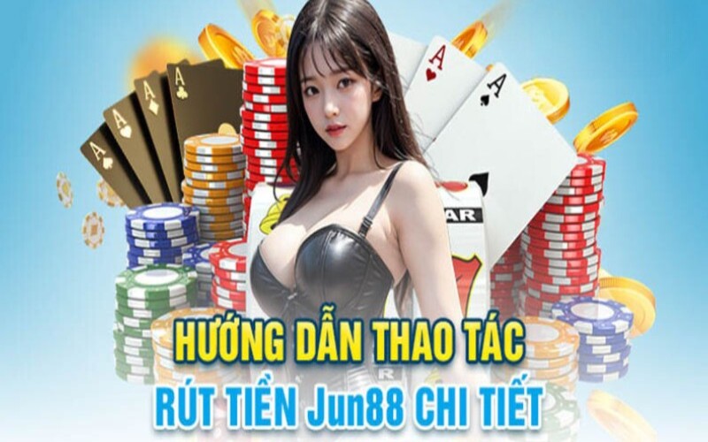 Hướng dẫn các bước rút tiền Jun88 siêu nhanh 